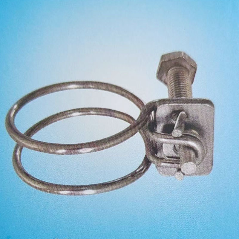 Stainless Steel Heavy Duty Double Wire Tube Pipe Clips Plumbing Adjustable T-Bolt Hose Clamp