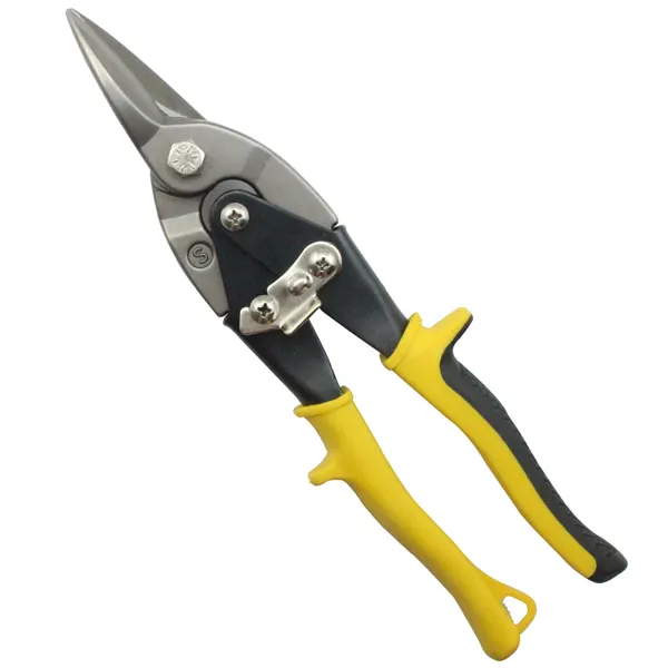 Straight CRV Sheet Metal Shears Aviation Tin Snips for Cutting Steel Sheet