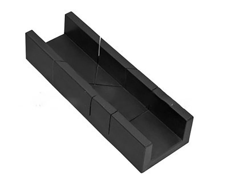 Multifunction High Impact Plastic Miter Box Black Hacksaw Miter Box for Woodworking, DIY, Home Decoration