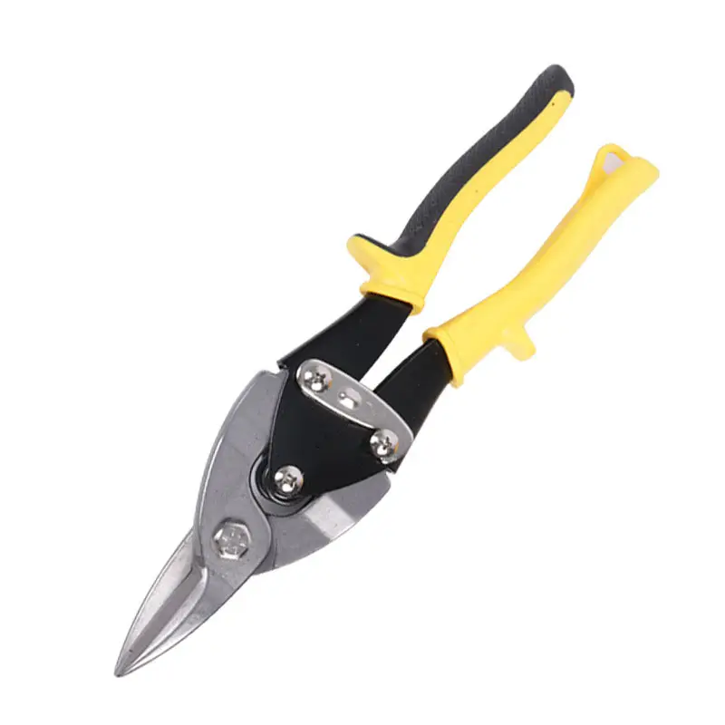 Straight CRV Sheet Metal Shears Aviation Tin Snips for Cutting Steel Sheet