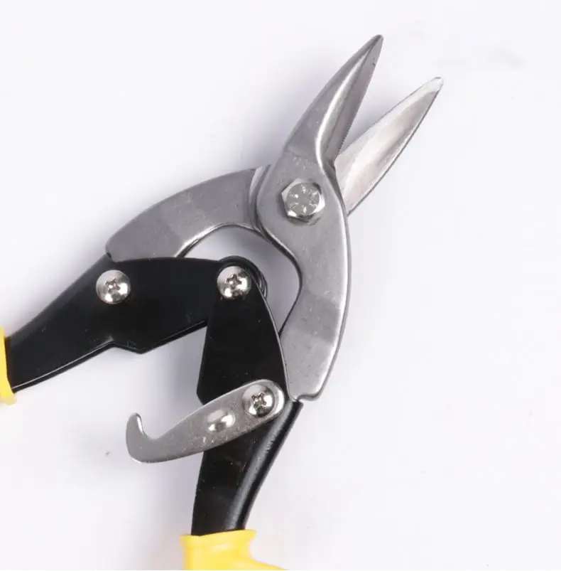 Straight CRV Sheet Metal Shears Aviation Tin Snips for Cutting Steel Sheet