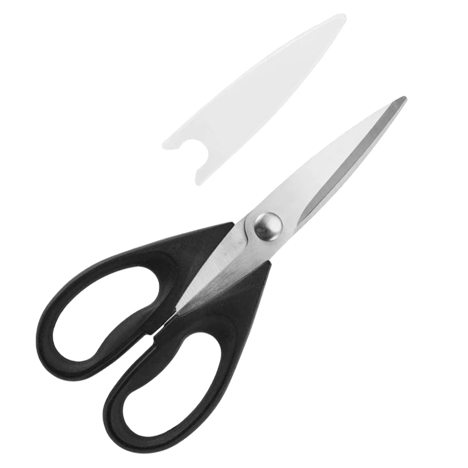 Multifunctional Stainless Steel Kitchen Shears Heavy Duty Household Black Ultra Sharp Scissors for Food