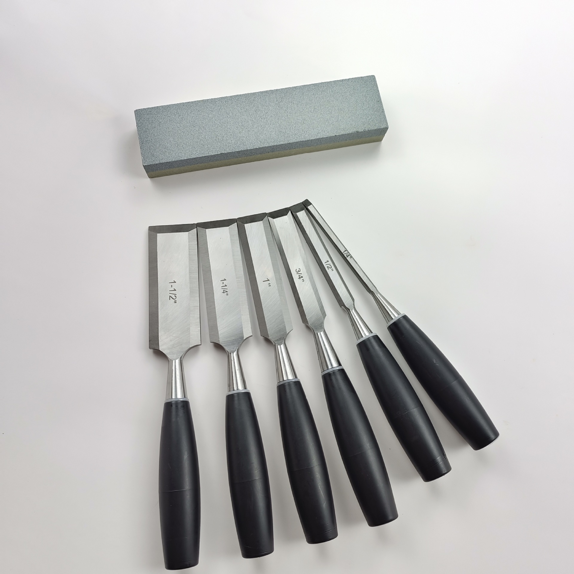 6-Piece CR-V Steel Wood Chisel Set Wood Carving Chisels