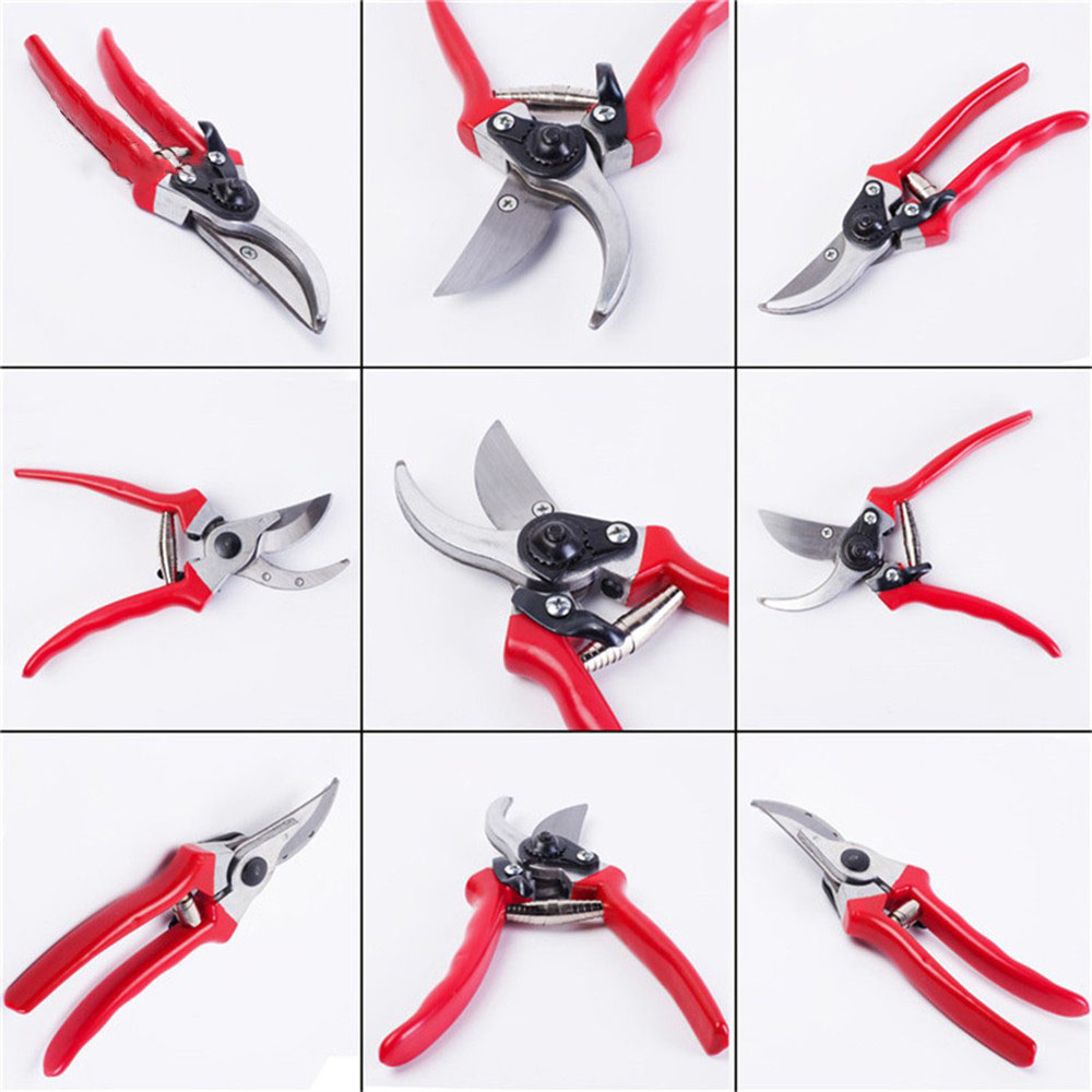 Popular Red Garden Pruning Tools Steel Alloy Bypass Pruning Shears